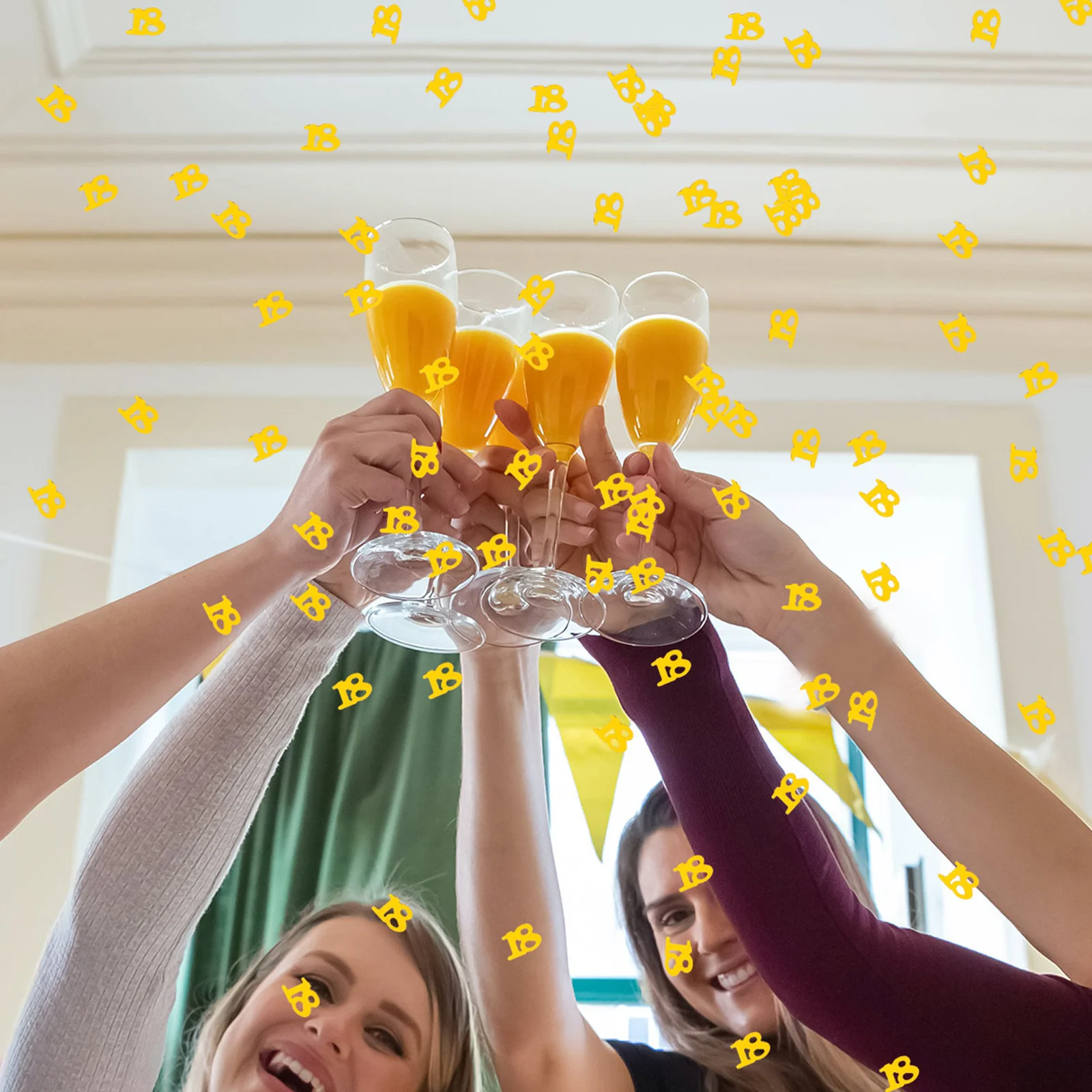 

1200Pcs Silver Number Confetti Party Supplies Easy to Create Unique Birthday Anniversary Decor Number Confetti