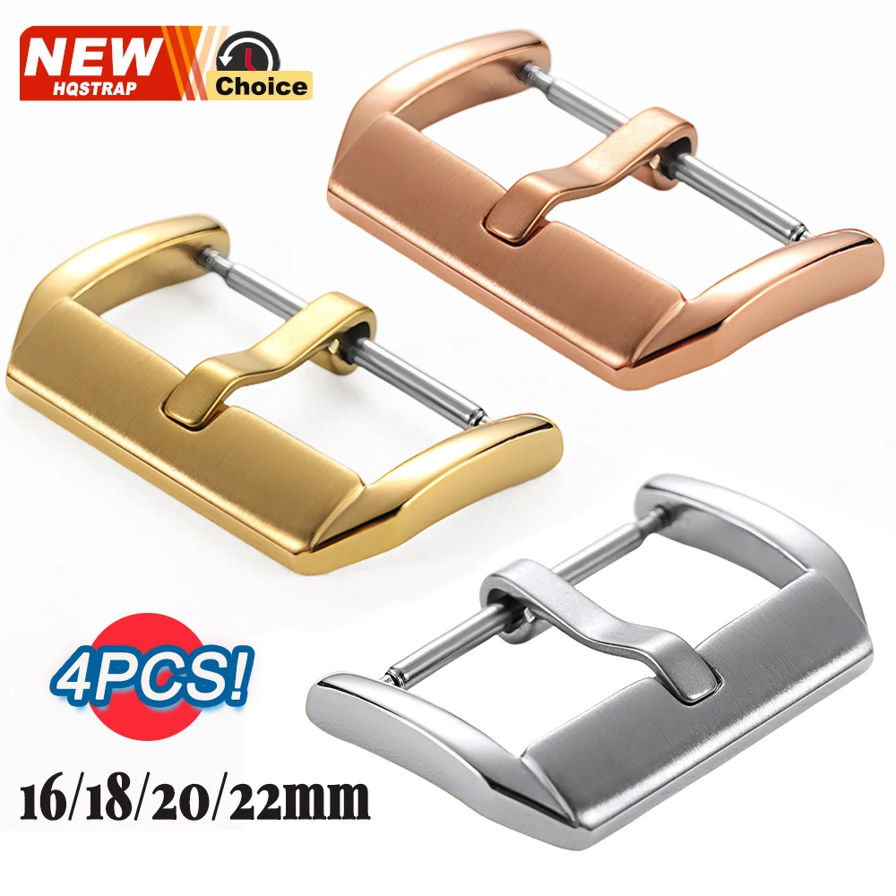 1/4pcs Pin Clasp Watchbands Button Stainless Steel for Watch buckle 16mm 18mm 20mm 22mm Watches Accessories Watch Repair Tools