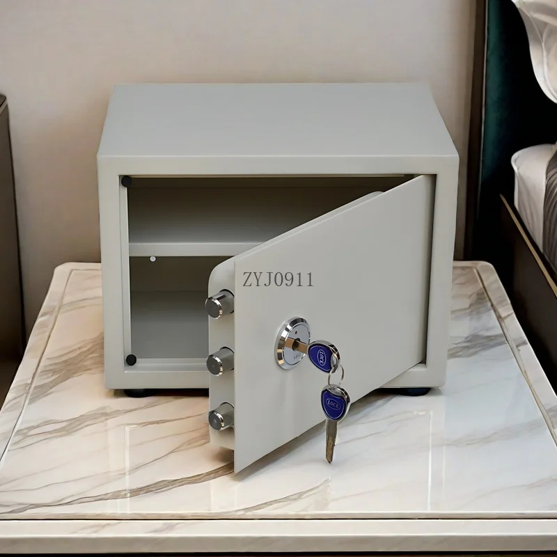 Household Small Invisible Anti-theft Elderly Key Safe Mechanical Lock Office Safe Vintage Safe Deposit Box view 3