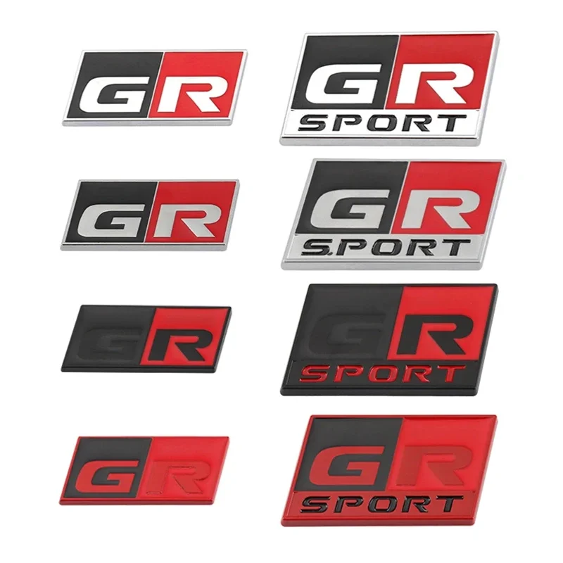 Car Trunk Emblem Sticker for Toyota GR Sport Badge Camry Corolla Yaris Rav4 Chr Auris Avensis Reiz Decal Exterior Accessories