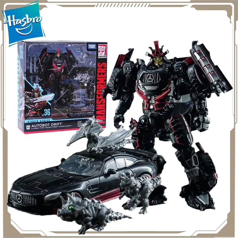 

Hasbro Original Transformers Anime Figure SS36 Drift Three Little Dinosaur Suits Action Figure Toys for Boys Girls Kids Gift