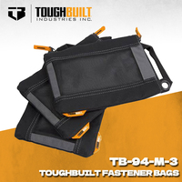 TOUGHBUILT TB-94-M-3 3 Pack Fastener Bags Storage Tool Bags Nail Bags Power Tool Accessories Toughbuilt Bag