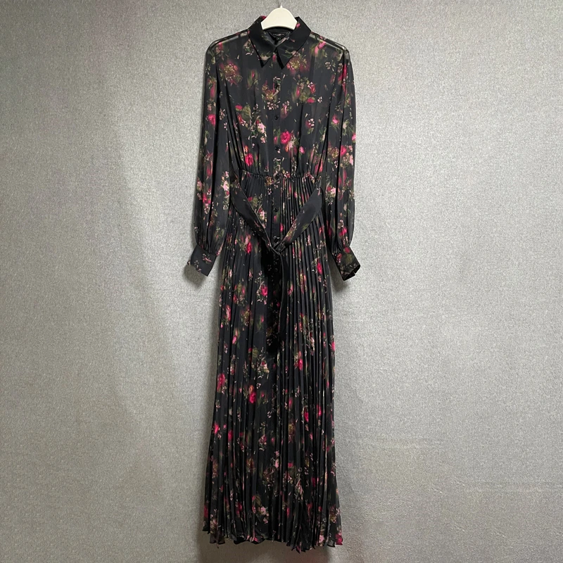 

Floral Printed Maxi Shirt Dress Only Size 0 1