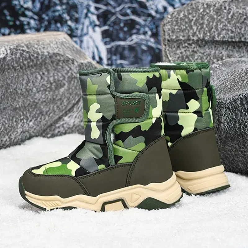 chaussures-d'hiver-pour-enfants-tissu-impermeable-en-peluche-antiderapantes-bottes-de-neige-a-semelle-en-caoutchouc-bottes-d'exterieur-chaudes-a-la-mode
