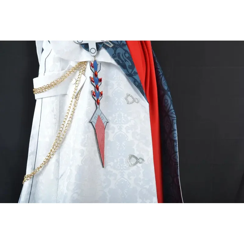 게임 원신 임팩트 타르탈리아 닥터 코스프레 의상 망토 일레븐 파투 하링거스 화이트 망토 로드 차일드 유니폼 액세서리