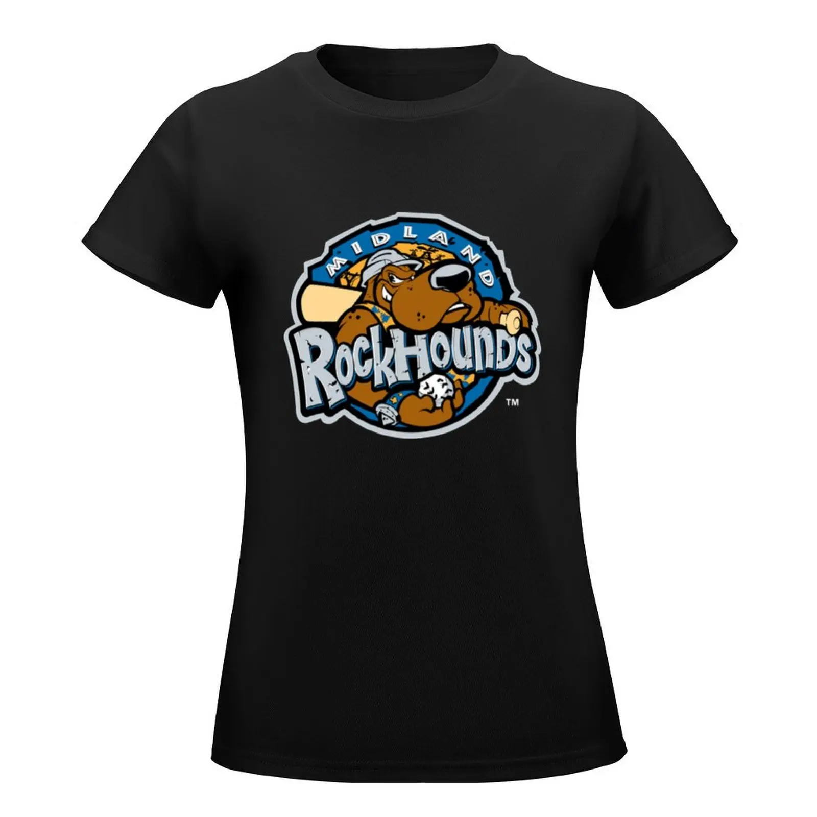 Midland Rock Hounds logo T-Shirt summer clothes cute tops summer top summer tops t shirts for Women graphic