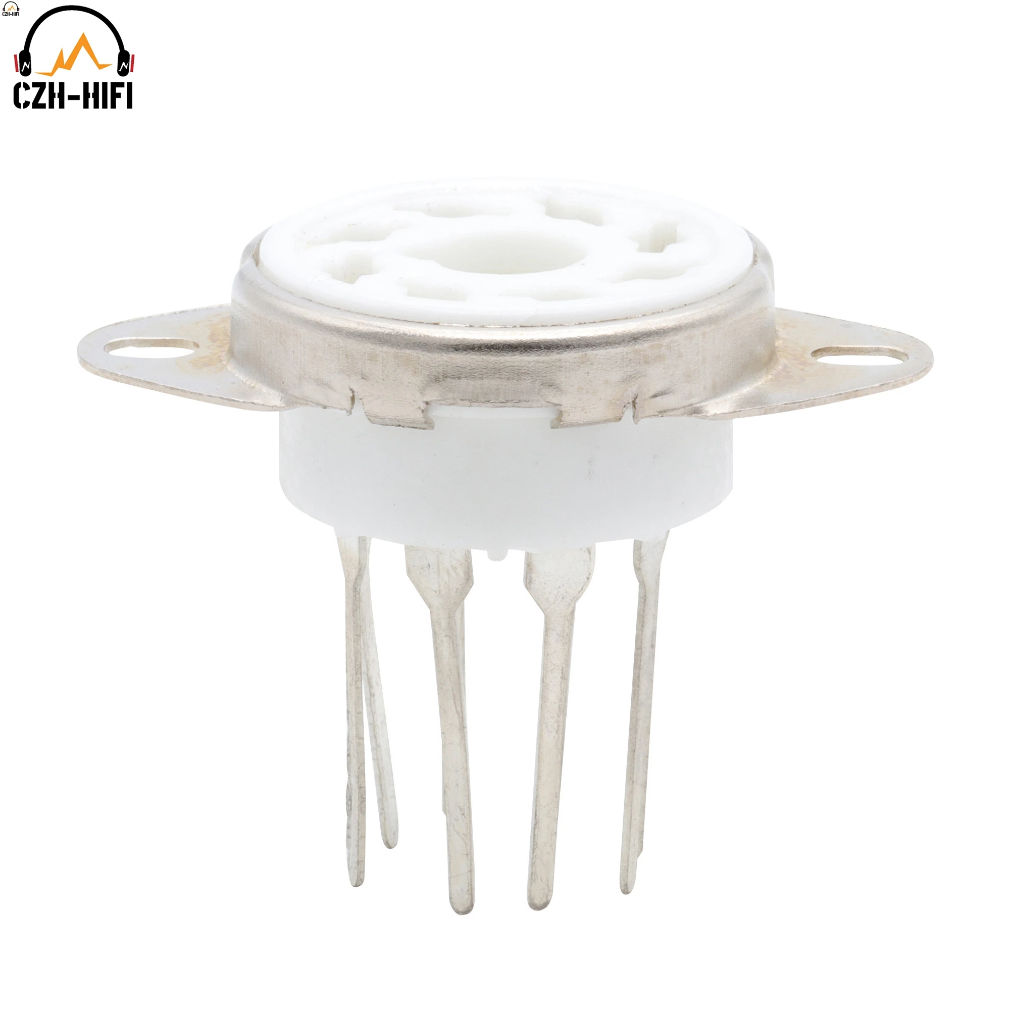 8 Pin K8A soket tabung keramik okta dasar katup Pin panjang untuk KT88 KT66 6SN7 5AR4 GZ34 5881 6V6 5U4G 6550 6J7 6SJ7 AMP DIY