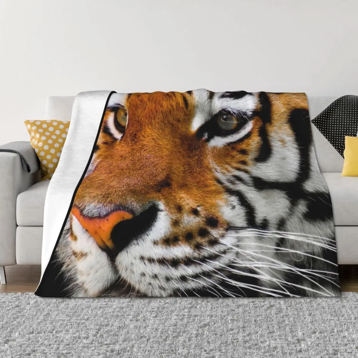 Bengal tiger Throw Blanket Thermal Soft Beds for babies Flannel Fabric Blankets