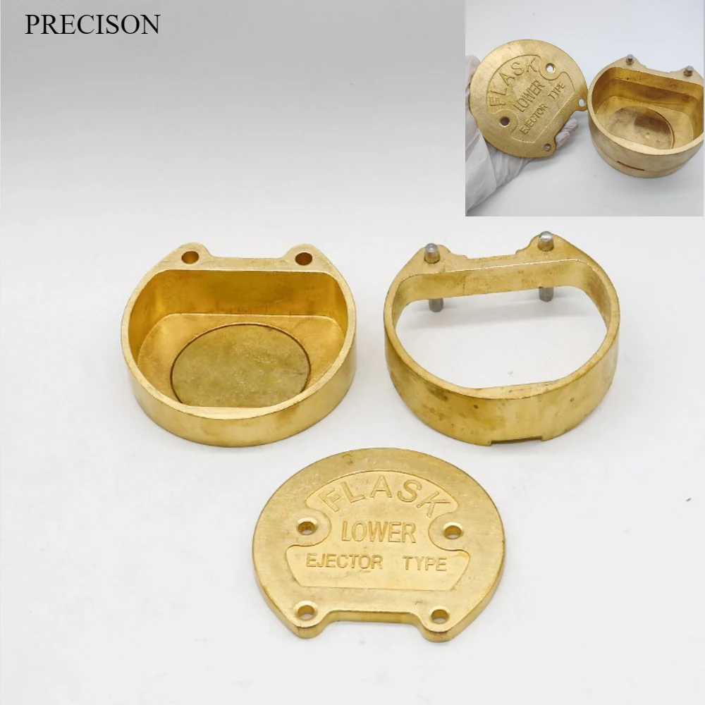 Dental Lab Denture Boiled Flask Tooth Compress Press Sterilizable Copper Box Cooking Reline Jig Equipment Autoclave Tank