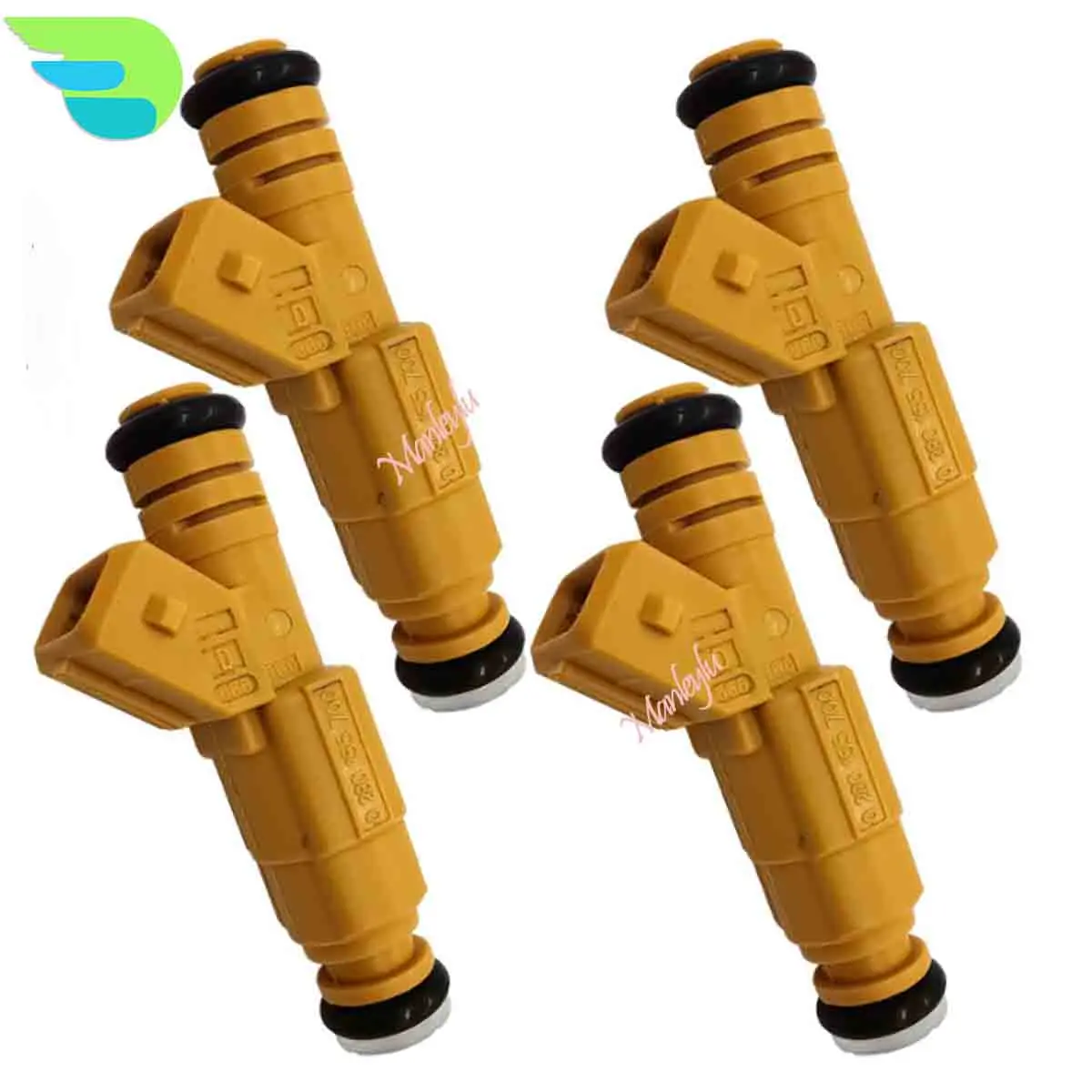 

0280155710 0280155700 4pcs 4 Hole Fuel Injectors fit for Jeep Cherokee Grand Cherokee 1987-1998 Wrangler Comanche 4.0L