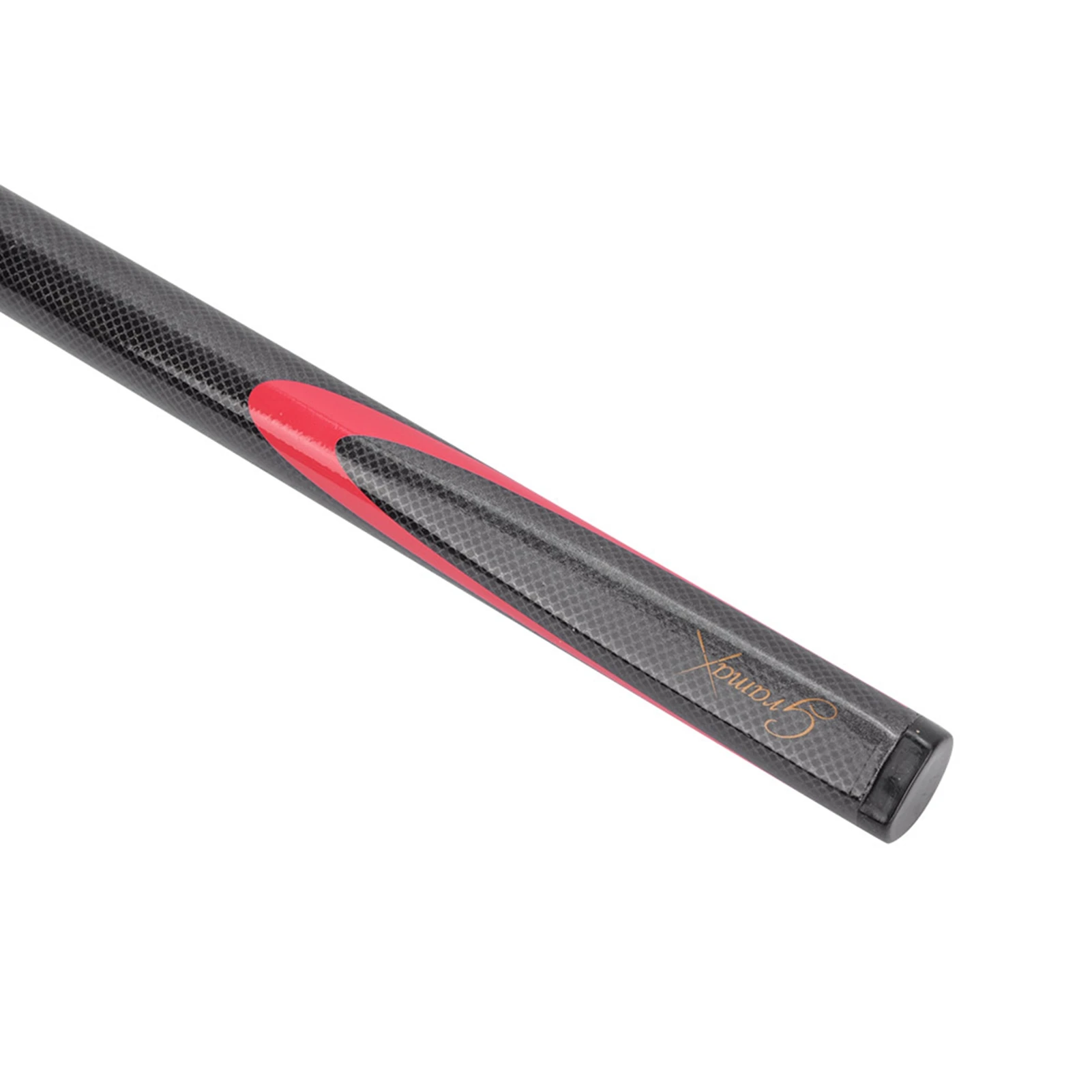 Lekkie, czarne, siateczkowe, wytrzymałe kije bilardowe z włókna węglowego do snookera i bilarda dla graczy snookera.