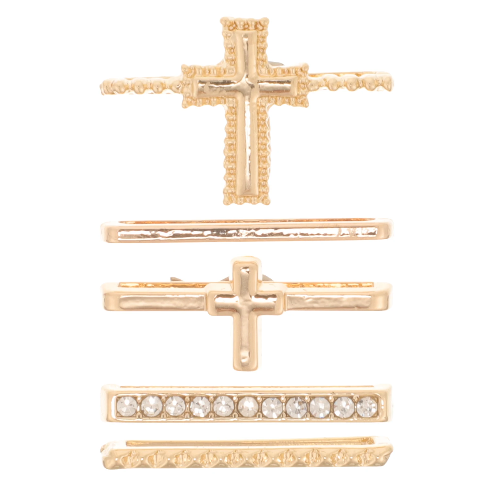

5 Pcs Decorative Ring Strap Watch Rings Watchband Metal Charms Bands Decoration for