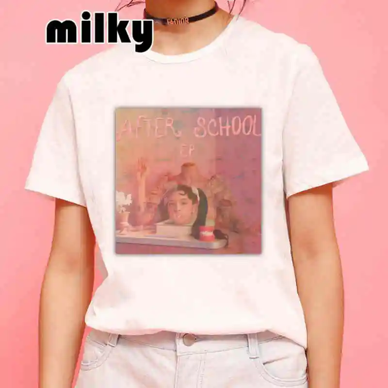 Women's Melanie Martinez Hip Hop T-Shirt Harajuku Fashion Short Sleeve Tee Shirt Female Y2k Tops Summer Clothes