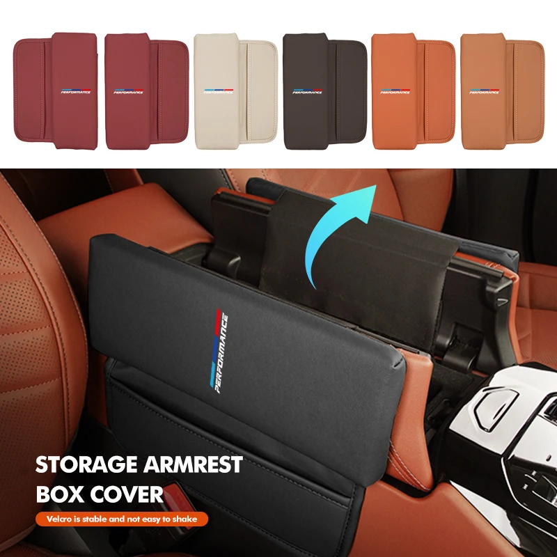 Car Armrest Box Height Cover Side Storage Pocket Accessories For BMW 1 2 3 5 7 Series X1 X2 X3 X4 X5 X6 G20 G30 G11 G12