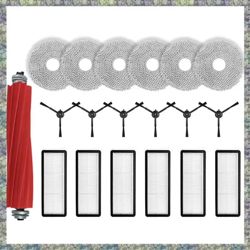 

WON For Roborock Qrevo S, Qrevo Pro, Qrevo Maxv, Qrevo Plus Vacuum Parts Main Roller Side Brush Filter Mop Pad Cloth Parts