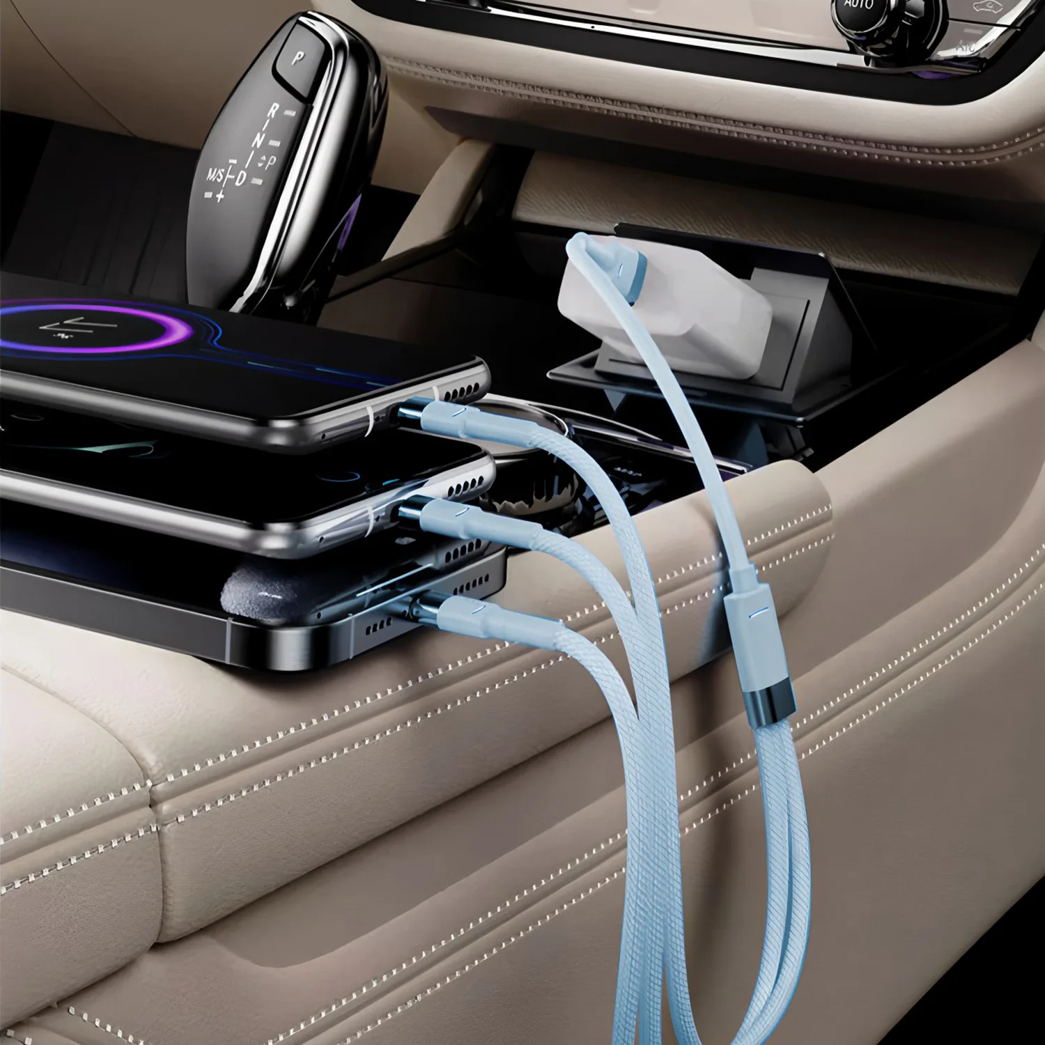 3In1 120 واط مايكرو USB كابل شحن سريع شحن سريع الهاتف خط البيانات نوع C الحبل آيفون سامسونج شاومي ممن لهم سلك كابل