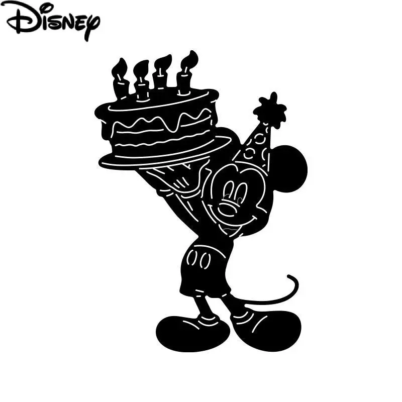 Mickey Mouse Birthday Metal Cutting Dies Disney Cartoon Cake Die Cuts DIY Embossing Dies Craft Paper Card Scrapbooking Making