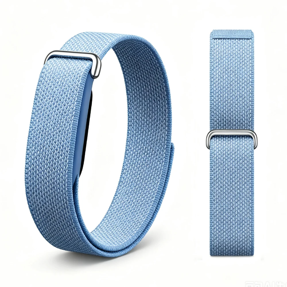 Geflochtenes Nylon-Schlaufenarmband für Google Fitbit Air, atmungsaktives, bequemes Armband für Google Fitbit Air Sport-Armband-Zubehör – Detail 18