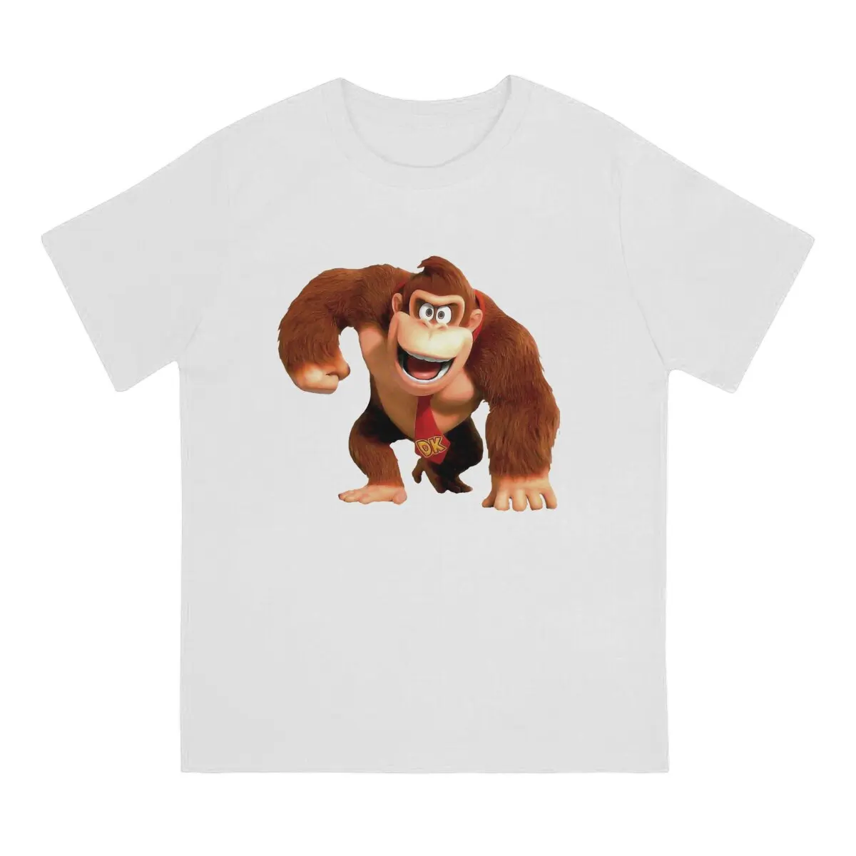 Men T-Shirts Ready Vintage Cotton Tee Shirt Short Sleeve D-Donkey Kong Game T Shirt O Neck Clothing Birthday Gift