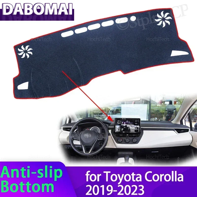 For Toyota Corolla E210 210 2019 2020 2021 2022 2023 Car Dashboard Cover Avoid Light Pad Instrument Panel Mat Case Carpets