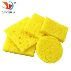 6pcs High-temperature sponge Electric-branded iron-en-iron head cleaning sponge