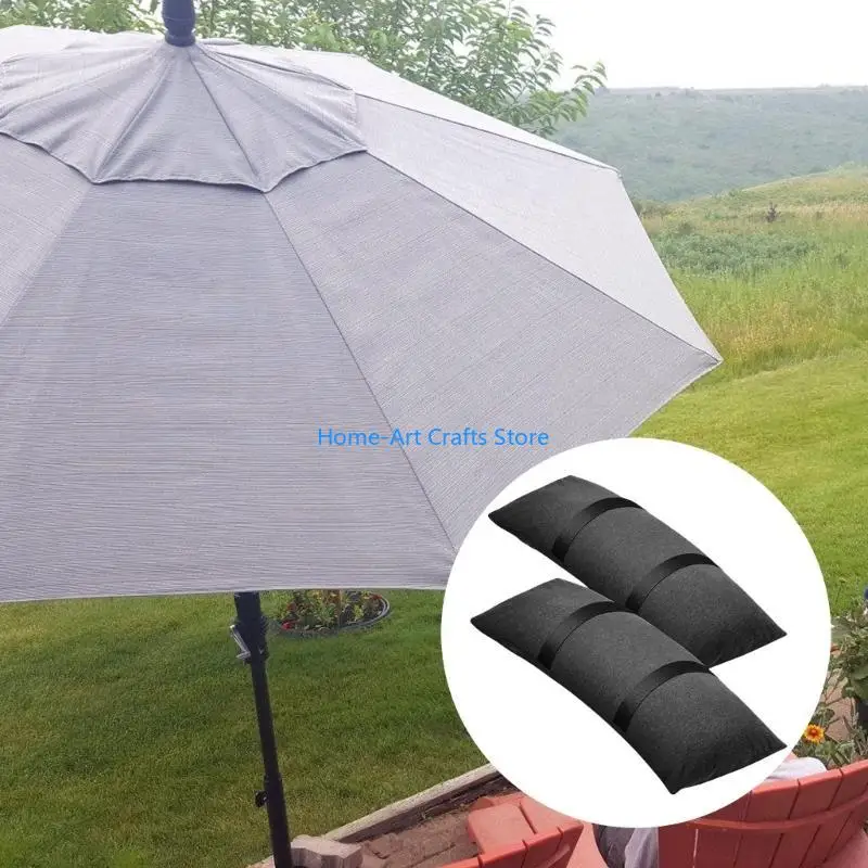 Y3NA Fillable Sandbags Parasol Base Anchors Prevents Tipping for Umbrellas Parasol