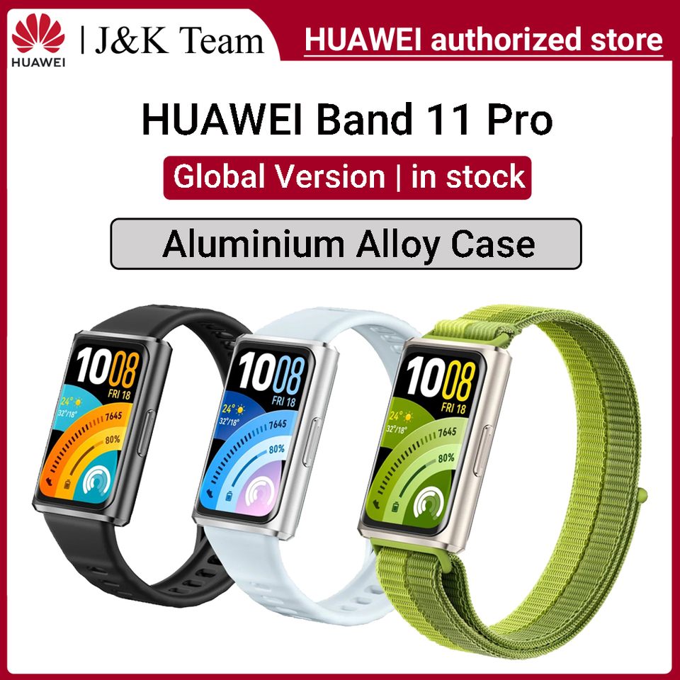  HUAWEI Band 11 Pro Smart Watch, Independent GNSS Precision Fitness Tracker,Aluminium Alloy Case,14 Days Battery Life,