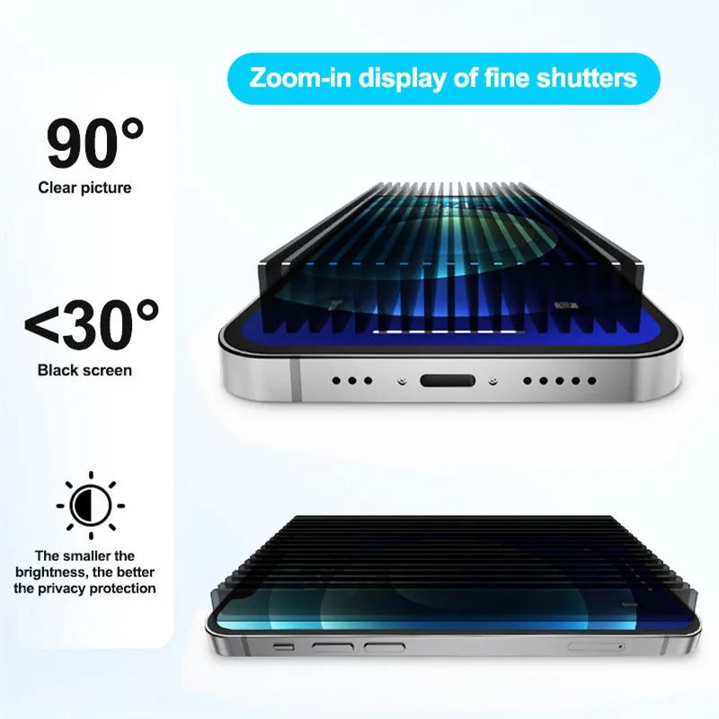 MECHANIC SS-075S 50PCS/Box Matte Anti-peeping Hydrogel Film for Mobile Phone High Quality LCD Screen Privacy Protection Film