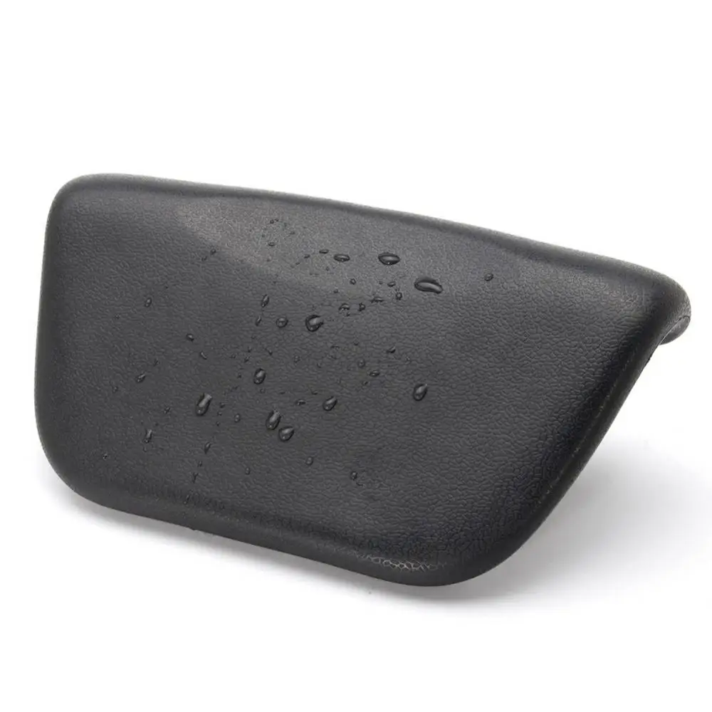 SPA Bath Pillow Non-slip Bathtub Headrest Soft Faux Leather Waterproof Bath Pillows With Suction Cups Neck Back Cushion Pad