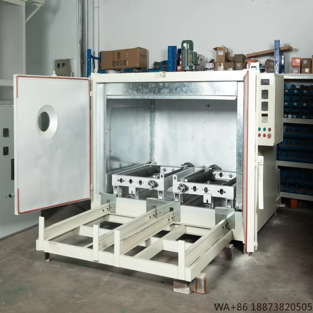 مصنع المواد الخام توريد التلقائي محرك يحركها 10 الطبول الدورة الدموية الساخنة تحول فرن البولي يوريثين 380 فولت 10 كيلو واط الطاقة ل