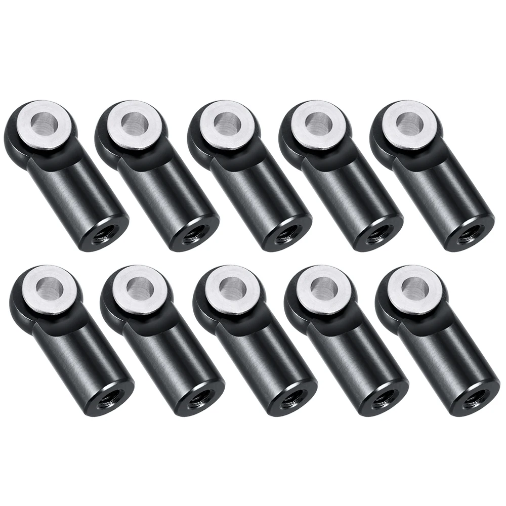 YEAHRUN 10Pcs Metal Alloy M2.5 * 15mm Steering Link Rod Ball Head Joint Ends for RC Car Boat Airplane Helicopter Model Parts