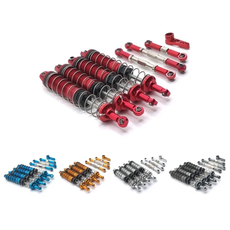 

Metal Shock Absorber Steering Link Rod Servo Pull Rod For WLtoys 104009 12402-A 12409 RC Car Upgrade Refit Parts
