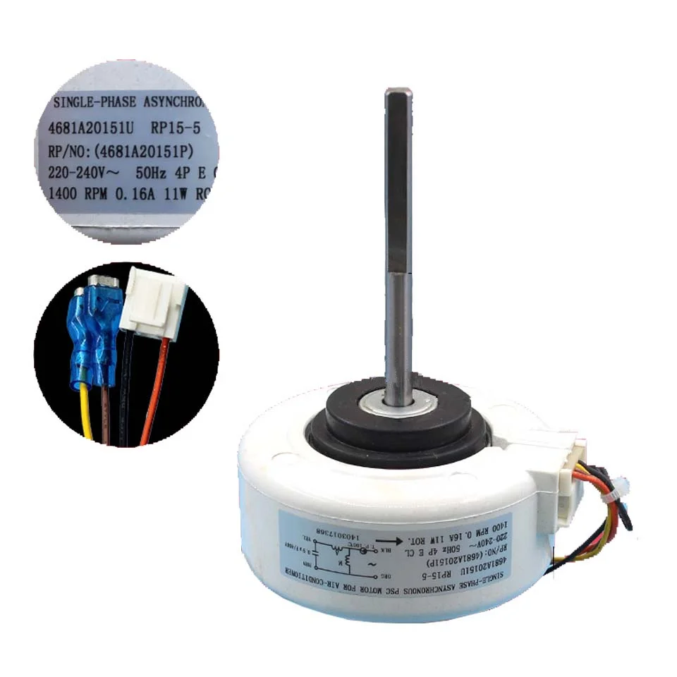 العمل الجيد لشركة إل جي مكيف الهواء الداخلية آلة المحرك RP15-5 4681A20151P 4681A2015 1U مروحة محرك