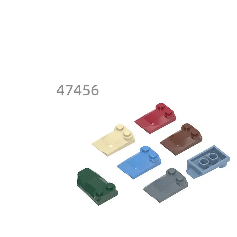 

91 шт. MOC совместимые детали 47456 и 55015 319192 клиновидный изогнутый 2x3x2/3 два шпильки, конец крыла, строительные блоки, кирпичи своими руками
