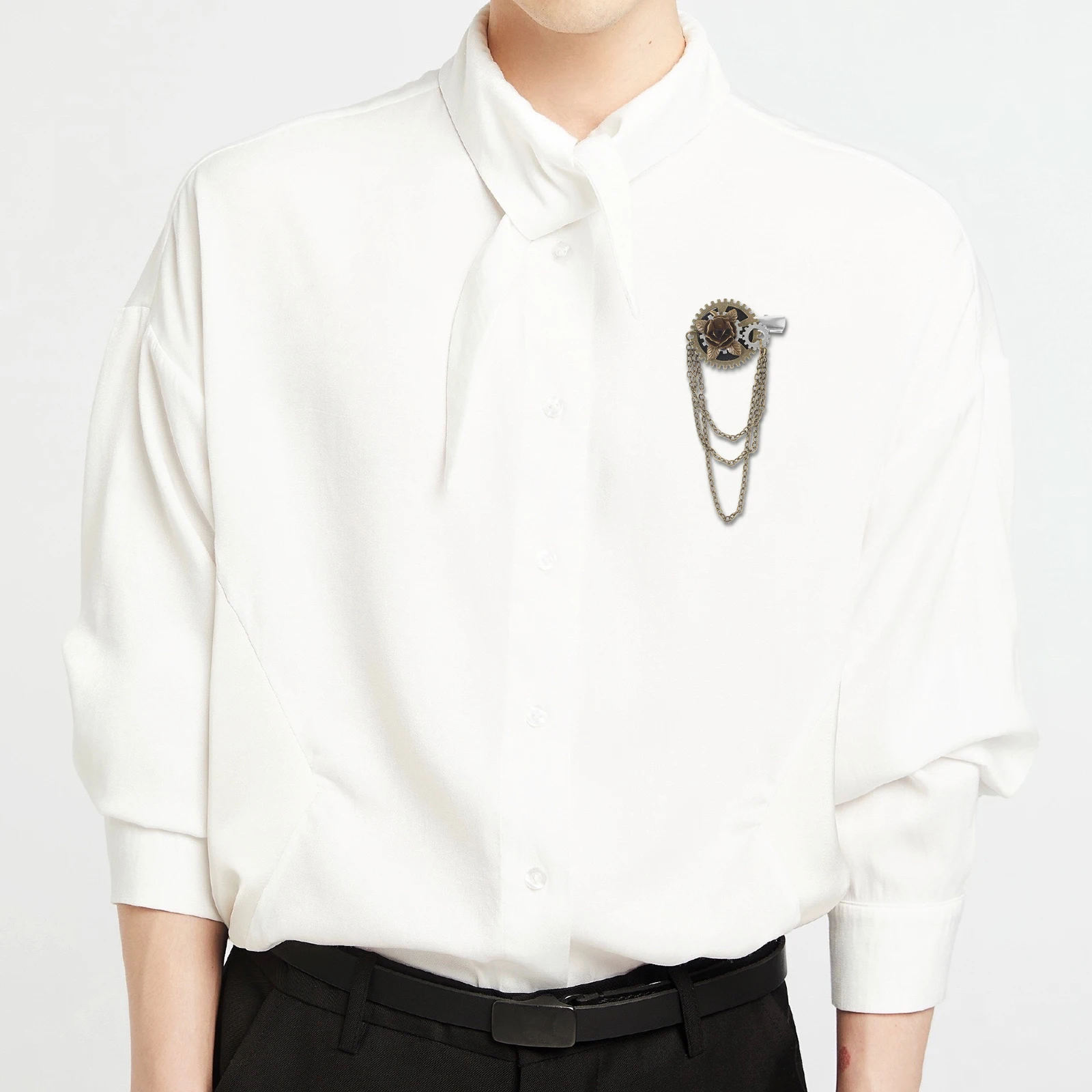 

Заколка для волос в стиле стимпанк, винтажные заколки для невесты, заколки для женщин, готический металлический декор, брошь-корсаж, заколки в стиле панк, заколка