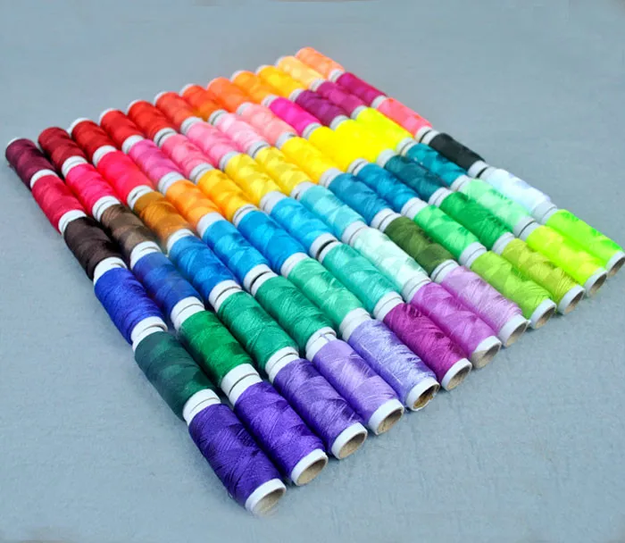 72PCS/lot 8g/pcs Multicolor Ice Silk Embroidery Thread Sewing Embroidery Cross Stitch Silk Threads Embroidery Line For Handmade