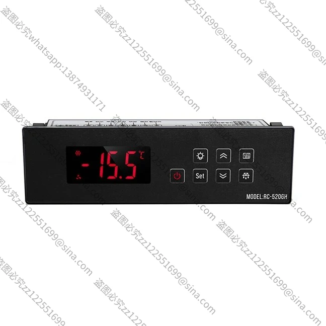 

Подходит для разделенного термостата RC-5206H Охлаждение + размораживание + вентилятор + освещение + защита Многофункциональный термостат для морозильной камеры