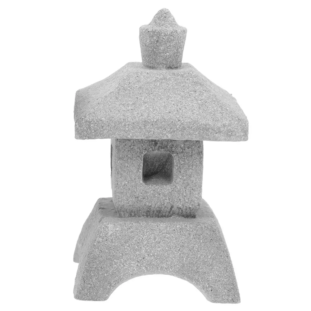 Sandstone Pagoda Landscape Decor Creative Design Indoor Outdoor Garden Ornament Bonsai Accessory Zen Garden Decoration