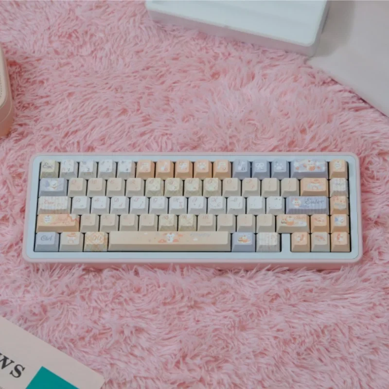 

150 Keys Puppy Bei Bei Keycap Cherry Profile PBT Sublimated Personalized Key Caps for Cherry MX Switch Game Mechanical Keyboard