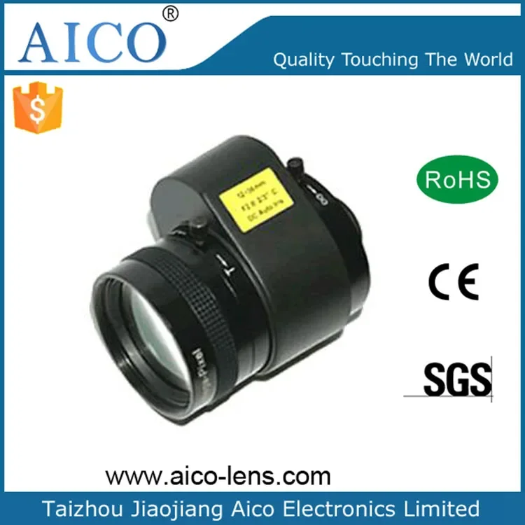 2/3 "F2.8 تيار مستمر السيارات القزحية Mp 12-36 مللي متر c جبل الرؤية الصناعية Cctv صغيرة وزارة الدفاع التكبير فاري البؤري عدسة ل 2/3 "مستشعر كبير