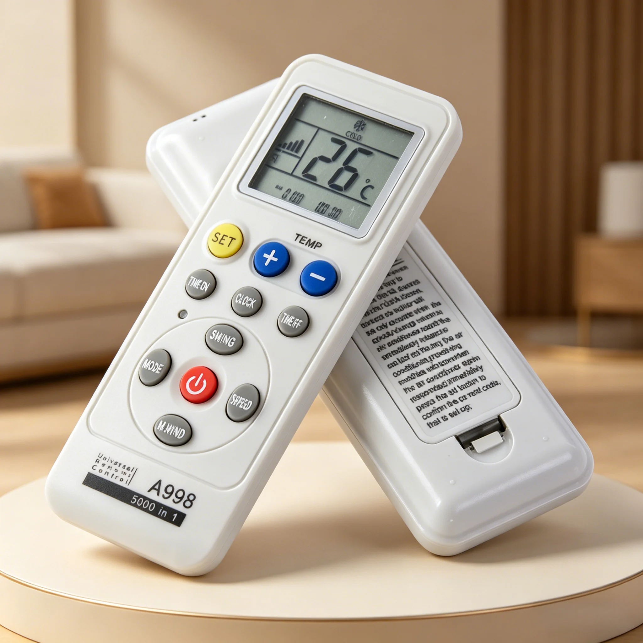 

ALLIMITY A998 Universal AC Remote Control, Infrared Replacement Controller