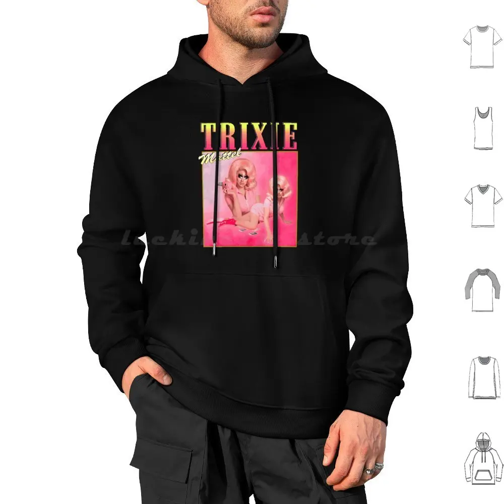 Trixie Mattel Vintage Retro Design Hoodies Long Sleeve Trixie Mattel Drag Queen Rupau Drag Race Rpdr Katya Bianca Del