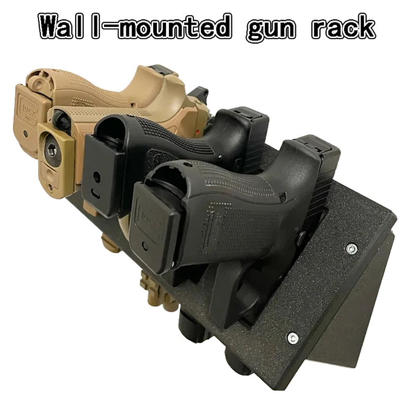 

Modular Wall Mounted Pistol Rack Tactical Revolver Storage Display Stand For Designed For Shooting Enthusiasts Airsoft Players