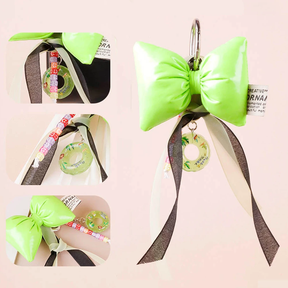 

Cute Bowknot Bag Pendants Big Bow Key Chains Detachable for Women Girls Bags Handbag Charms Wallet DIY Jewelry Gifts Accessories