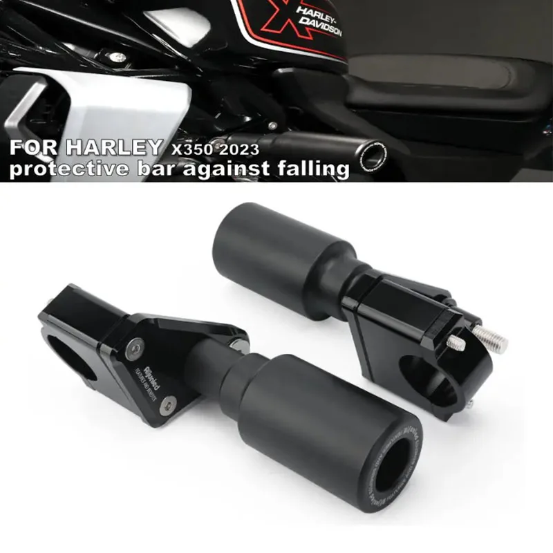 Corpo da motocicleta Anti Drop Protective Bar, Anti Drop Ball Proteção Bar contra Queda, Protetor Adesivo, HARLEY X350 2023