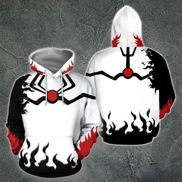 Japanese Anime Bleach Cosplay Hoodies 3D Printed Sweatshirt Men/Women Long Sleeve Tracksuit Pullover Harajuku Y2k Men's Clothing - Image 4