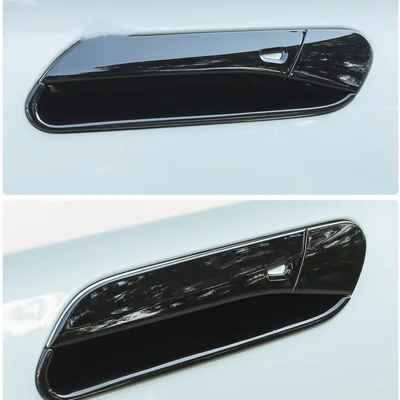 ل VW Volkswagen ID.4 ID.6 ID4 ID6 2021 2022 2023 اكسسوارات السيارات الخارجية مقبض باب السيارة الصيد غطاء تغليف الحماية #6