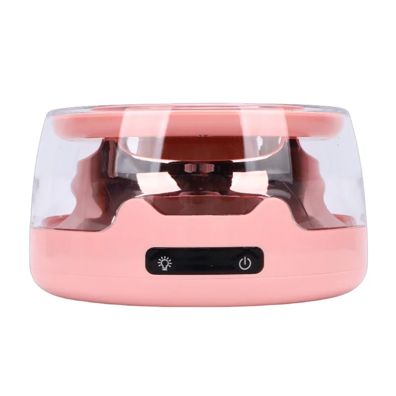 Colorful Lights Mug Warmer Multifunctional Heated Coaster for Coffee Milk Tea US Plug White or Pink