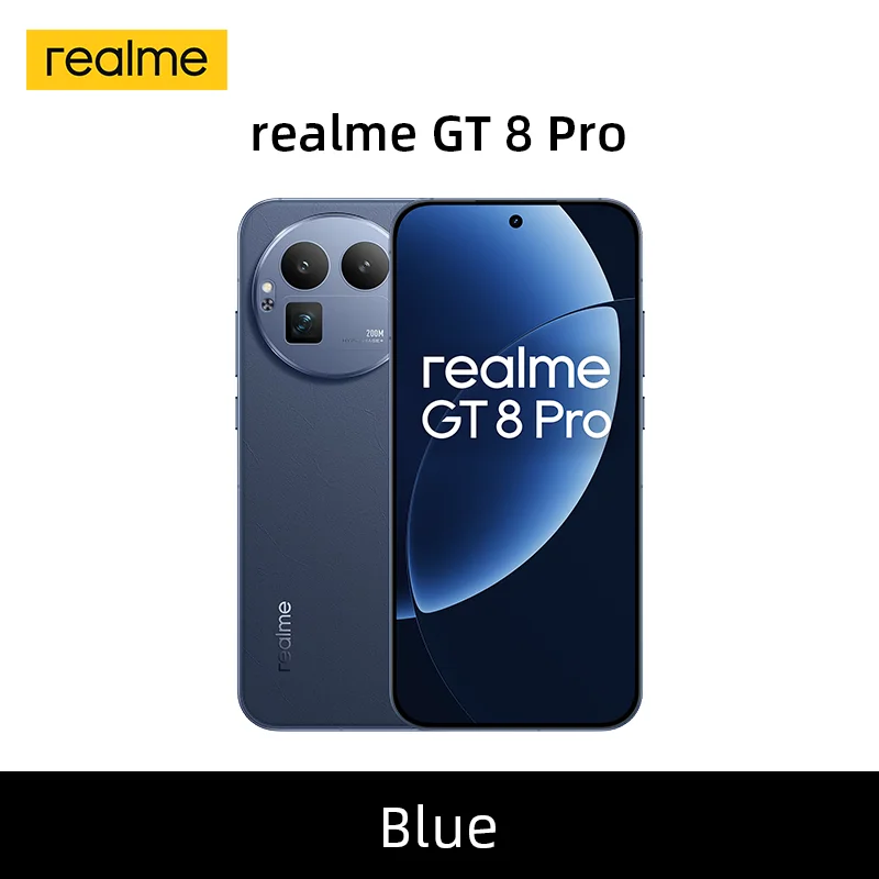 Global Version realme GT 8 Pro 5G Smartphone Snapdragon 8 Elite Gen 5 CPU 200MP Ultra Clarity Telelecamera 7000mAh Batterij 1