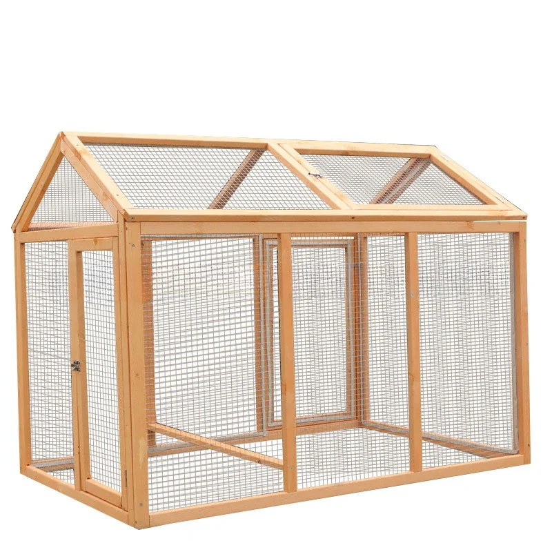 

Wooden chicken cage chicken fence succulent grid rabbit house sun shed